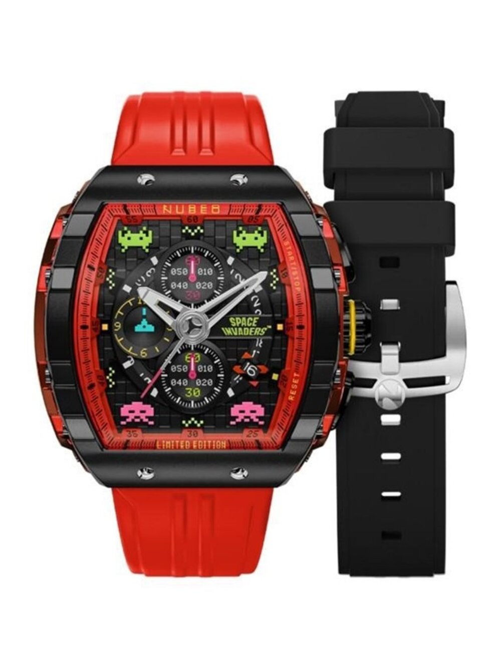 NWT Nubeo Magellan Chronograph Black Dial Men's Watch